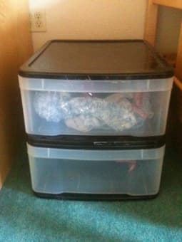 Plastic drawers for sale $5 each 1