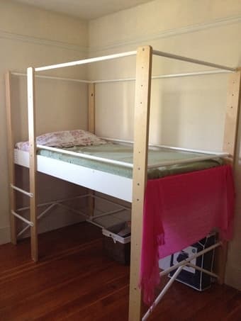 Adjustable LOFT BED! $150 (incl. mattress) 1