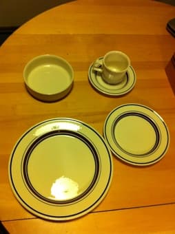 set of dishes for 8 - $50 1
