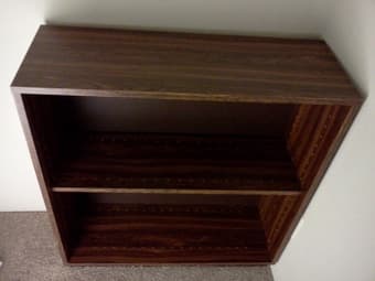 Height adjustable bookshelf at $ 20 2
