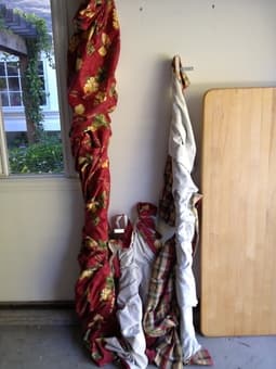 Four window treatment/drapes 1