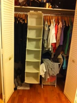 shoe hanger, closer space organizers 2