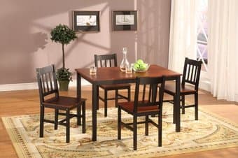 Dining table set with 4 chairs 2