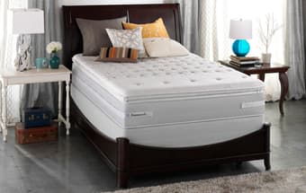 Expresso storage bed with 6 drawers, Sleeptrain Mattress  (full size) 1