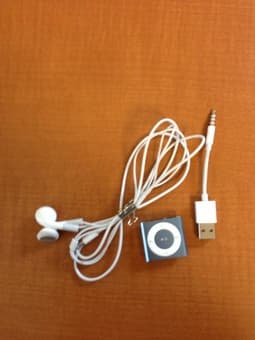 Blue iPod shuffle $35 1