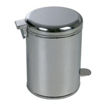 ikea Hulingen pedal bin stainless steel trash $8 1