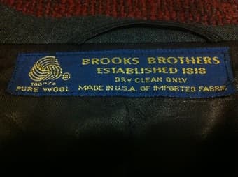 Brooks Brothers 100% Wool Gray Two-Button Blazer 39R, like new $45 1