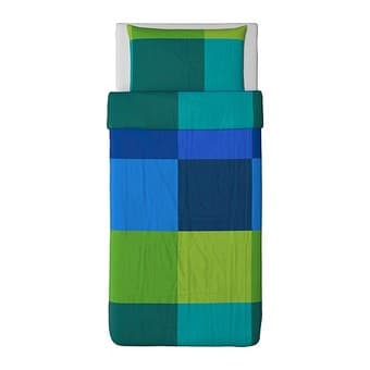 ikea twin comforter + duvet cover + pillowcase $20 2