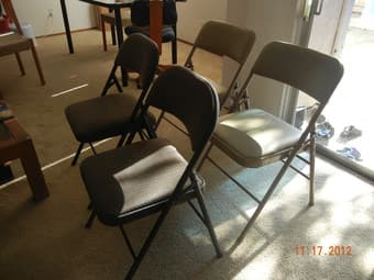 Chairs for sale $10 for one, $30 for 4 1