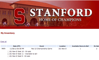 pac 12 championship tickets $70 obo 1