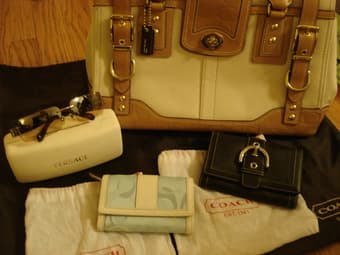Coach Purses and Wallets + Sunglasses 1