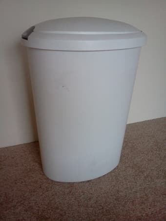 Moving out sale #5: Humidifier $15, Trash Bin $5 2