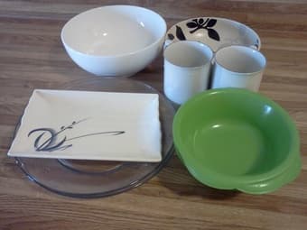 Moving out sale #7: Bowl, dish, cup $1 1