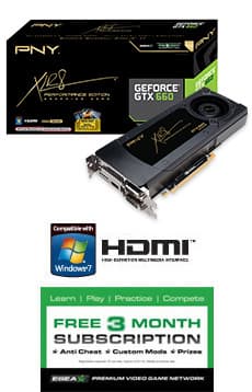 PNY XLR8 GeForce GTX 660 2GB Graphics Card for sale 1
