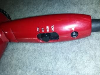 Conair Ceramic 1875 Watt Red Mid-Sized Hair Dryer - $5 2