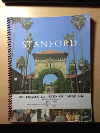 sell MS&E 245/FINANCE 221/ECON 135 course reader! 1