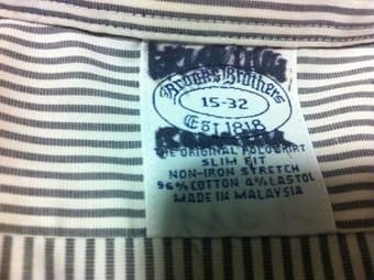 Brooks Brothers Original Polo Shirt - slim fit 15x32 $25 2