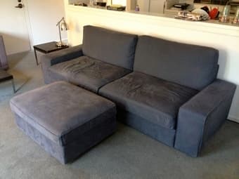IKEA Sofa Bed - KIVIK (includes foot rest) $500 1