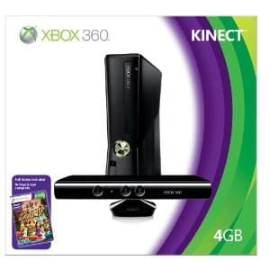 Brand new in box XBOX 360 Kinect 4 GB with free games 1