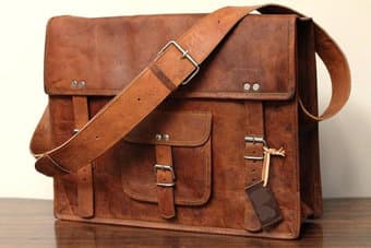 Leather Satchel Bag - $100 1