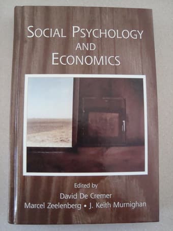 Social Psychology and Economics 1