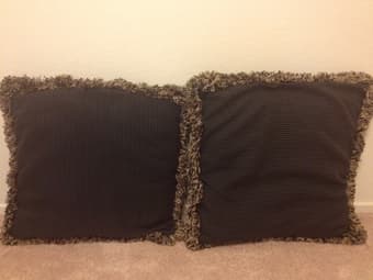 Large sofa pillows for sale -$10 each or $15 if you buy both 2