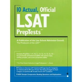 4 LSAT Prep Books $50 1