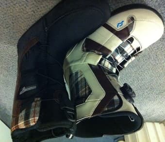 Selling new men's ride boa snowboard boots size 10.5 for $140 2