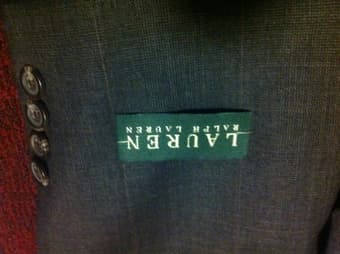 Ralph Lauren 100% wool gray blazer/sports coat 42R - barely worn - $30 1