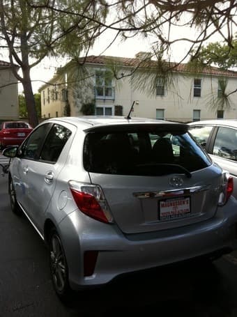 2012 Toyota Yaris SE (Silver, 5 door, hatchback) - $15,500 1