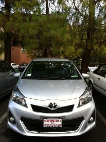 2012 Toyota Yaris SE (Silver, 5 door, hatchback) - $15,500 3