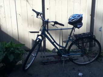 Bed, Desk, bike 1