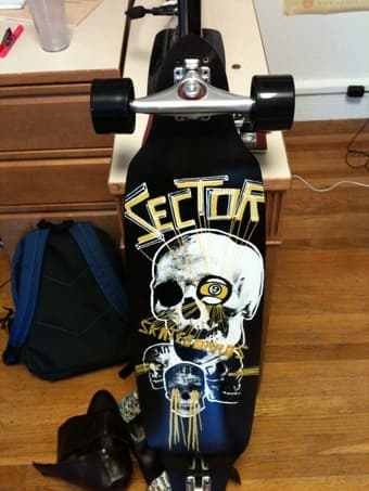 Sector9 Carbon Decline longboard deck 1