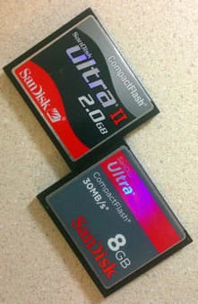 CF cards (for DSLR) for sale 1