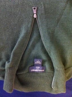 Banana republic 100% merino wool quarter-zip sweater, size S - $20 2