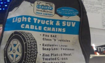 Snow Chains for SUV $30 1