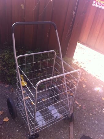 Folding Utility Cart (Great for doing laundry in EV) 1