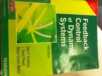 Feedback Control of Dynamic Systems-Gene Frankline $40 OBO 1