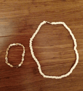 Hawaiian Necklace and bracelet 1