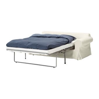Mint condition IKEA EKTORP Sofa Bed (Full Sz) + EXTRA Brand New Cover 2