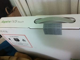 ACER Touchscreen laptop i5 3