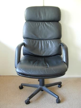 High-Back Executive Leather Chair - $50 2