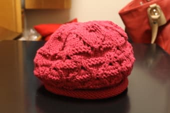 Pink Winter Hat $5 2