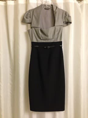 Black Halo Jacket Dress 1