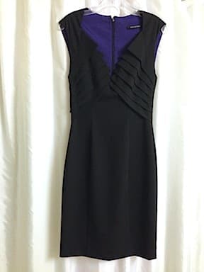 Black Halo Pleated Dress 1