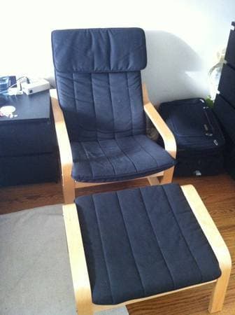 Poang chair + Footstool  - $55 1