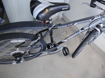 crib+infant mattress, chair, bike 3