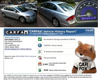 2008 Honda Civic LX 4-Door Automatic 21K mile Clean Title 1
