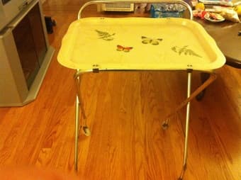 Folding table, $5-$10 1