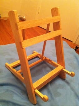 Dish drainer $10 book reading stand $10 lamp $5 2